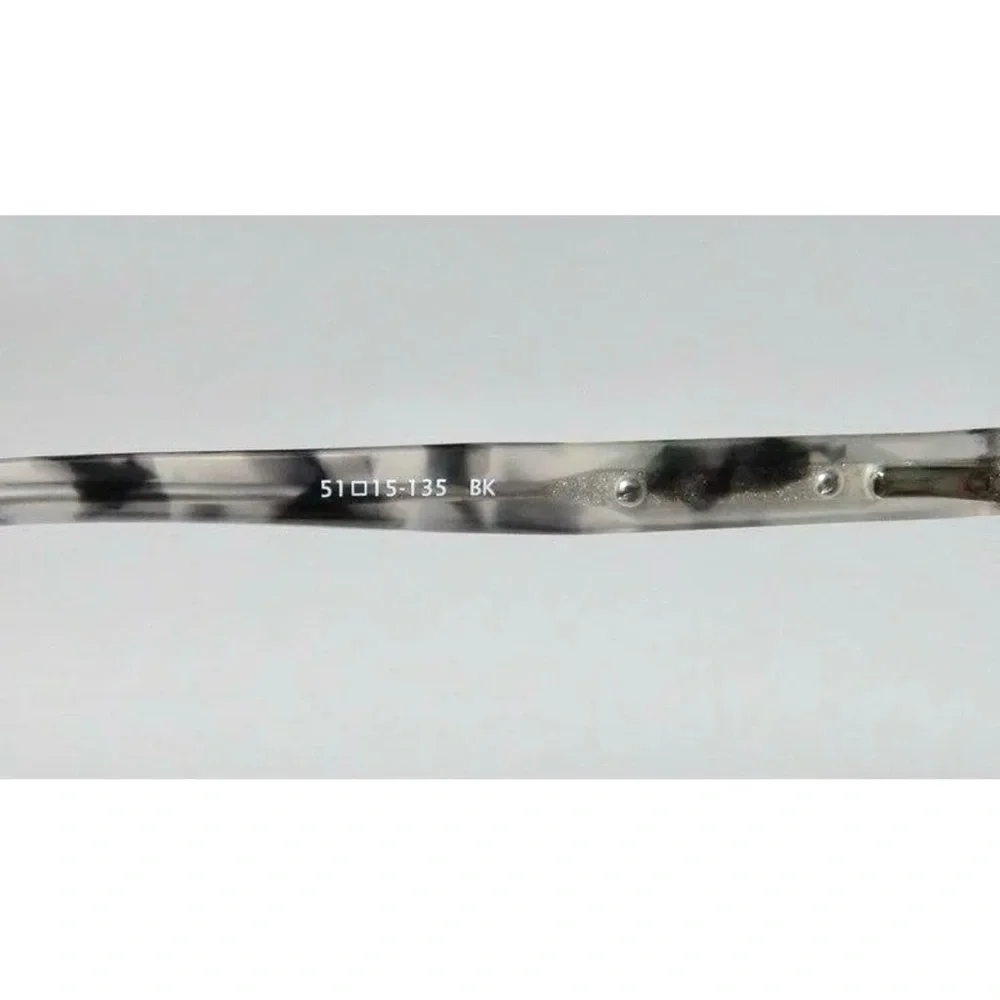KENSIE “Stellar” Frames Cateye Black/Gray Granite Eyeglasses Demo 51-15-135 NWT
